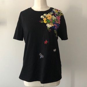 Intricate Embroidered Tee
